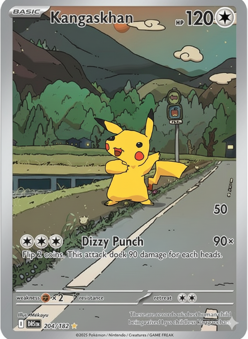 Pikasschu Card